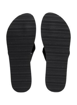 Tommy Hilfiger Webbing Flip-Flops in Schwarz für Frauen