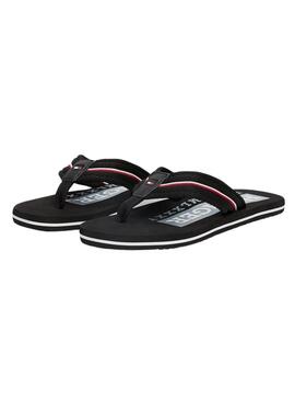 Zehentrenner Tommy Hilfiger Corporate Schwarz für Herren.