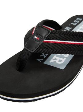 Zehentrenner Tommy Hilfiger Corporate Schwarz für Herren.