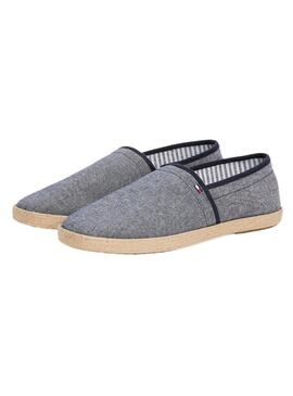 Espadrilles Tommy Hilfiger Chambray Marineblau für Männer.