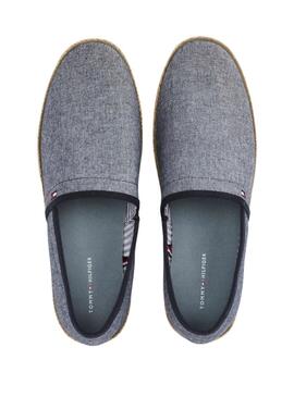 Espadrilles Tommy Hilfiger Chambray Marineblau für Männer.