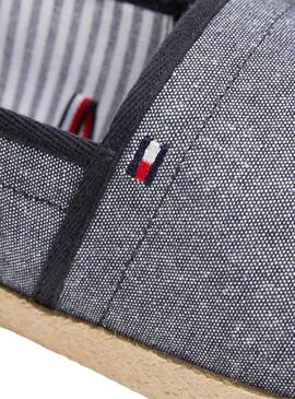Espadrilles Tommy Hilfiger Chambray Marineblau für Männer.