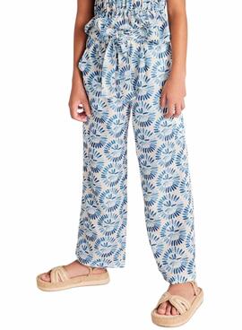  Pants Mayoral lang bedruckt blau für Mädchen