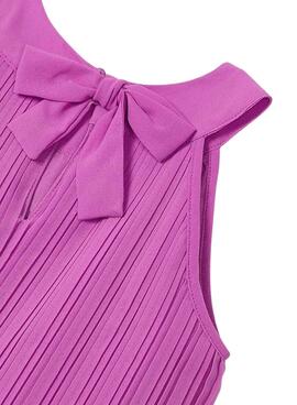 Kleid Mayoral in Rosa für Mädchen, plissiert.