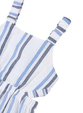 Kleid Mayoral Streifen blau für Mädchen