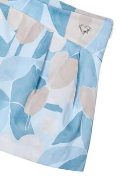 Rock Hose Mayoral mit blauem Muster für Mädchen