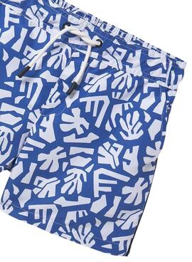 Swimsuit bermuda  Mayoral  blau gedruckt  Shorts  für Jungen