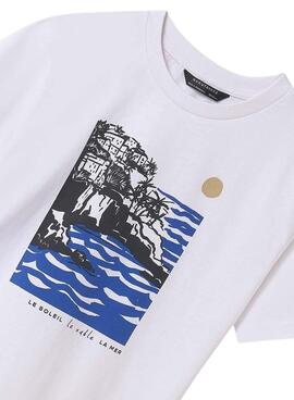 T-shirt Mayoral Landschaft weiß für Jungen