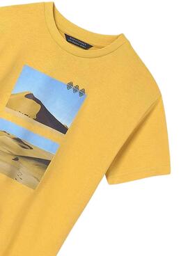 T-shirt Mayoral Wüstengelb für Jungen.
