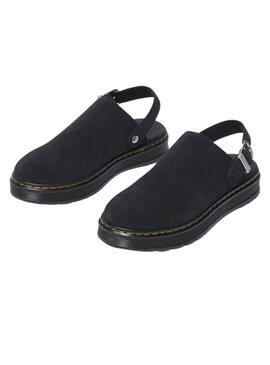 Maultier Dr. Martens Brookline Schwarz für Frauen.