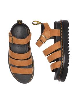 Sandalen Dr. Martens Blaire braun für Frauen
