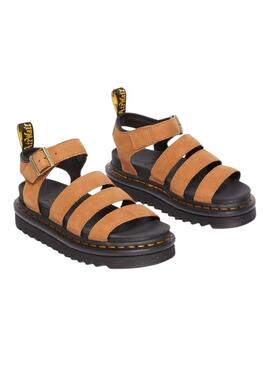 Sandalen Dr. Martens Blaire braun für Frauen