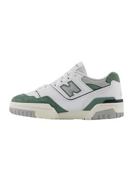 Turnschuhe New Balance GSB550 weiß grün Kinder