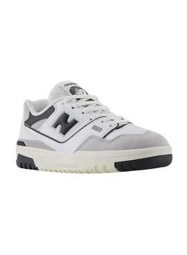 Sneaker New Balance PSBB550 weiß und schwarz für Kinder