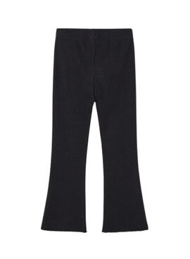 Legging Mayoral aus schwarzem Rippstrick für Mädchen.
