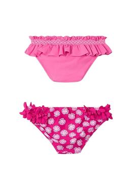   Set mit 2 rosa und bedruckten Mayoral-Unterhosen für Mädchen.