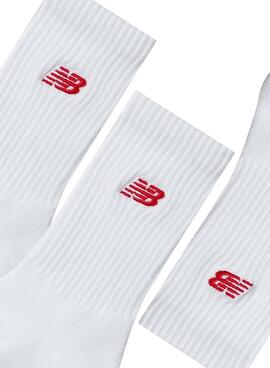 Socken New Balance mit weißem Logo für Kinder