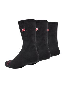 Socken New Balance Logo Schwarz für Kinder