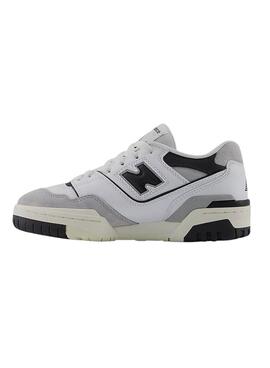Kinder-Schuhe New Balance GSB550 weiß schwarz