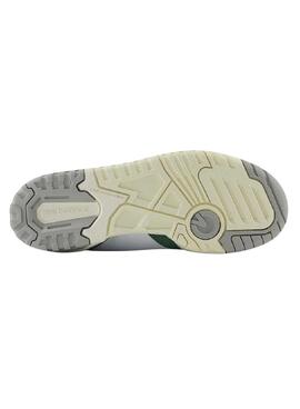 Turnschuhe New Balance 550 weiß grün für Kinder