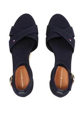 Sandalen Tommy Hilfiger Flag Criss Marine für Frauen