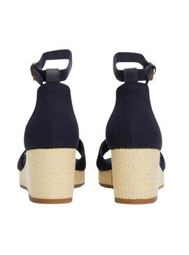 Sandalen Tommy Hilfiger Flag Criss Marine für Frauen