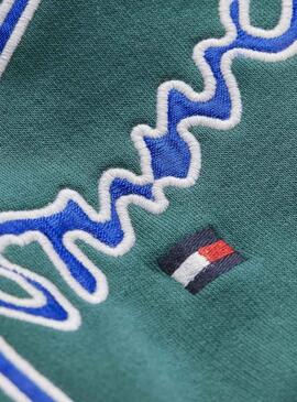 Sweatshirt Tommy Hilfiger Essential Signature Grün