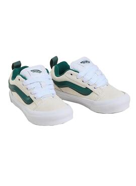 Turnschuhe Vans Knu Skool Retro Beige und Grün