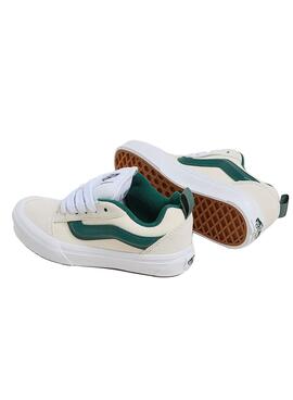Turnschuhe Vans Knu Skool Retro Beige und Grün