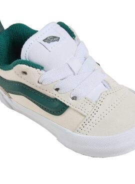 Turnschuhe Vans Knu Skool Baby Beige und Grün.
