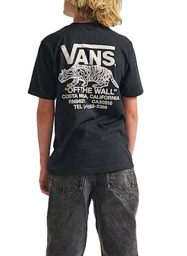 T-Shirt Vans Sneaky schwarz für Jungen.