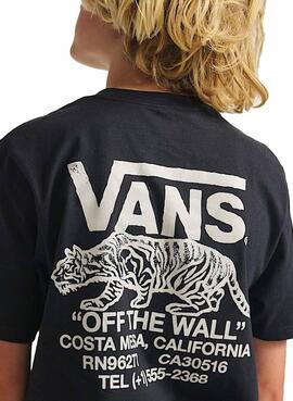 T-Shirt Vans Sneaky schwarz für Jungen.