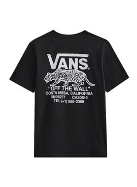 T-Shirt Vans Sneaky schwarz für Jungen.