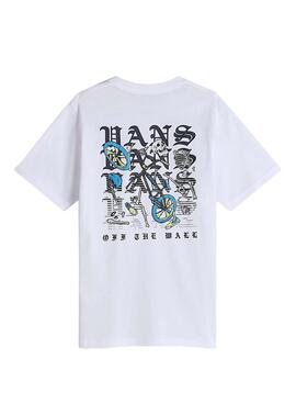 T-Shirt Vans Shattered weiß für Jungen