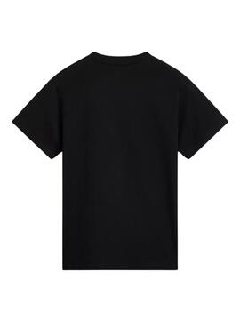 T-shirt Vans Print Box Schwarz für Kinder.