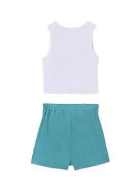 Set  Mayoral Shorts und geripptes t-shirt- für Mädchen