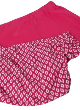 Set Mayoral  mit bedrucktem Shorts und Top für Mädchen.