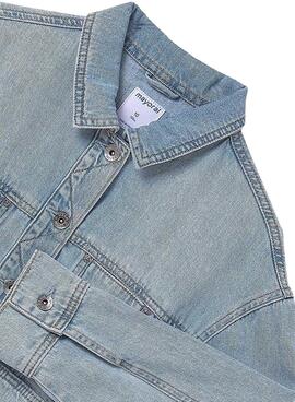 Jeansjacke Mayoral in hellblauer Waschung für Mädchen