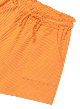Kurze Hose Mayoral in Orange für Mädchen.
