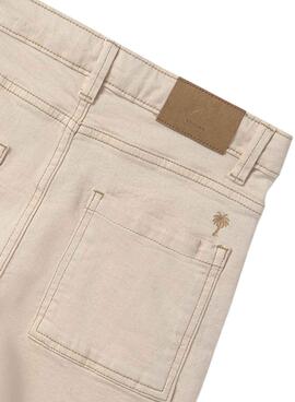 Bermuda Mayoral Baumwollsatin in Beige für Jungen.