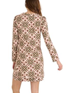 Kleid Naf Naf Geometrisches für Frauen.