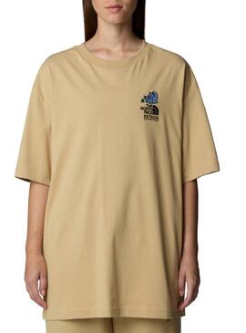 T-Shirt The North Face x Patron in Beige für Männer und Frauen.