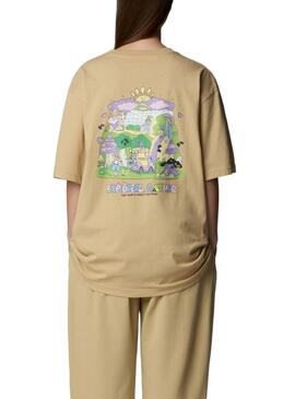 T-Shirt The North Face x Patron in Beige für Männer und Frauen.