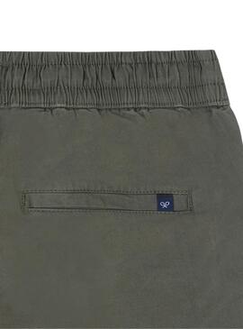 Bermudas Silbon Jogger grün für Männer