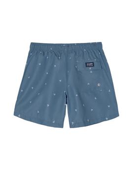 Badehose Silbon Miniraquetas blau für Männer