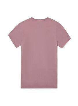 T-Shirt Silbon Minilogo in Rosa für Männer