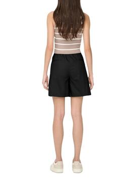 Bermuda Only  Zora Mid Waist Schwarz für Frauen