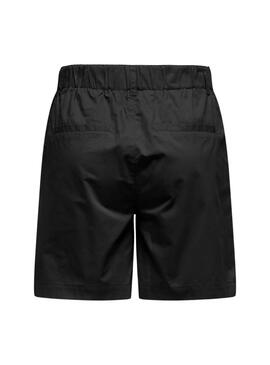 Bermuda Only  Zora Mid Waist Schwarz für Frauen
