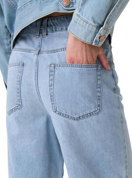 Bermuda Only Robyn denim azul claro para mujerBermuda Only Robyn hellblaue Denim für Frauen
