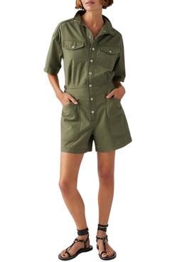 Jumpsuit  Levis kurzer grüner  für Frauen